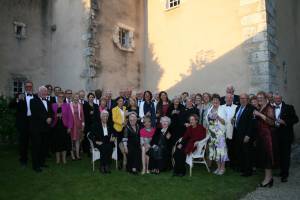 The assembled company of French, German & English Rotarians